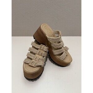 BEACH by Matisse Daze Block Platform Heel Casual Sandals Womens Sz 8